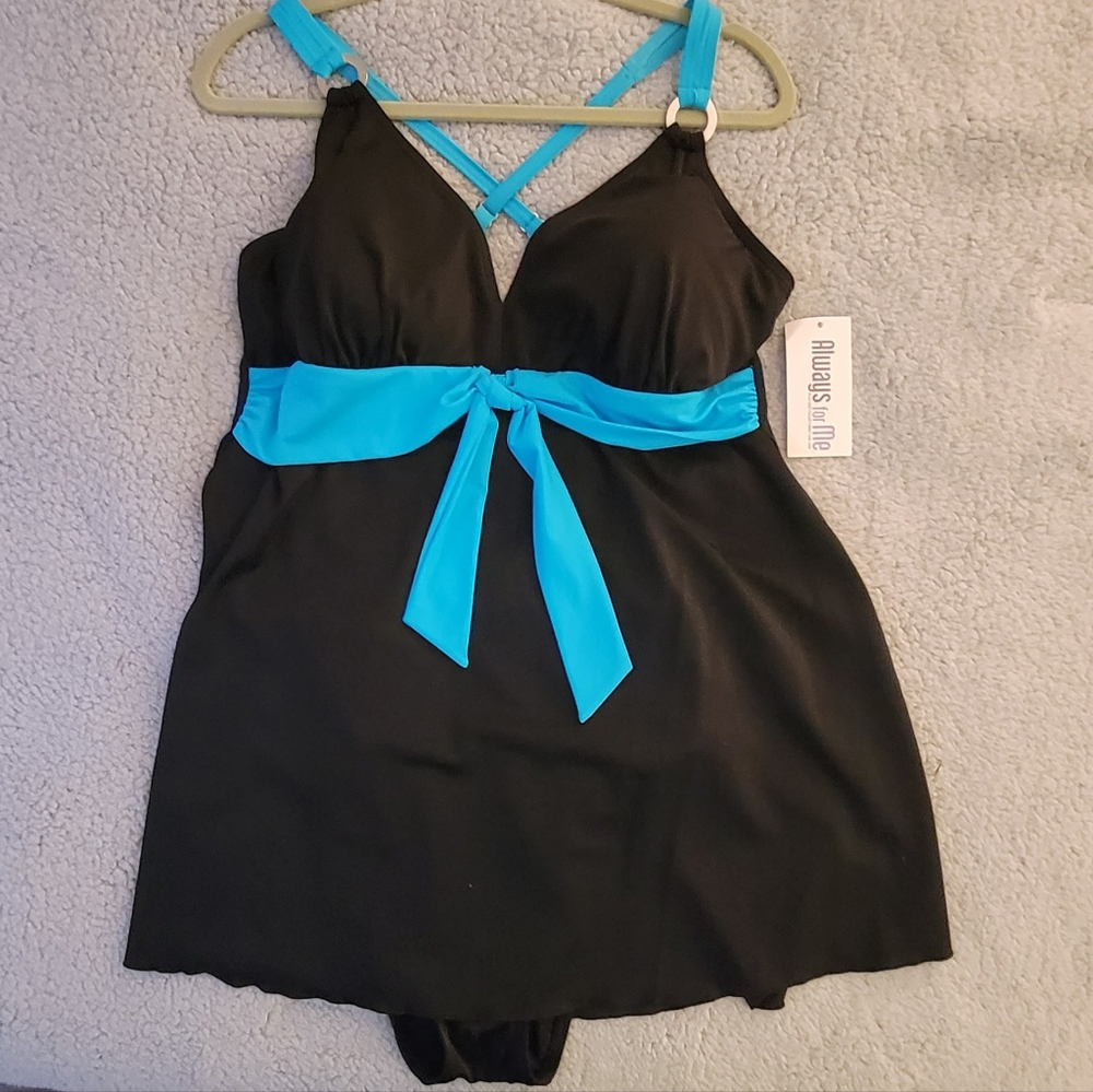 Sz 20W 1pc Bathingsuit Dress